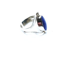 anillo reversible con sodalita