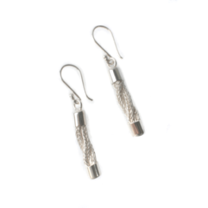 aretes espiga cruzada